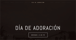 Desktop Screenshot of diadeadoracion.org