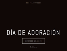 Tablet Screenshot of diadeadoracion.org